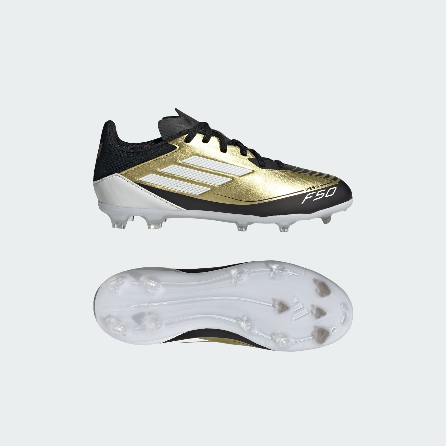 ADIDAS F50 DORADO CON NEGRO